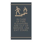 In Case of Fire Signs