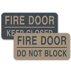 Fire Door Keep Closed Signs