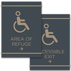Handicap Accessible Directional Signs