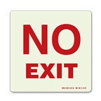 No Exit Signs