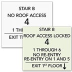 Stairwell Identification for Houston, TX Signs