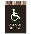 Area of Refuge/Rescue Signs