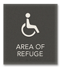 Area of Refuge/Rescue Signs