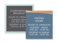 informational signs