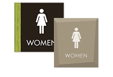 womens bathroom signs