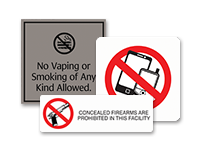 no gun/cell/drugs