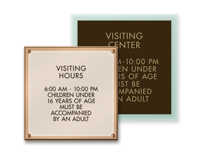 8-line (or more) room signs