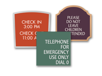 5 - 7-line info signs