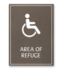 Area of Refuge/Rescue Signs