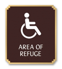 Area of Refuge/Rescue Signs