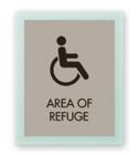 Area of Refuge/Rescue Signs