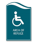 Area of Refuge/Resuce Signs