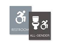 All-Gender Restroom Signs