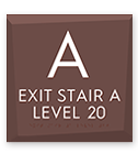 Stairs/Elevator Signs