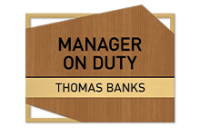 Nameplate/Staff on Duty