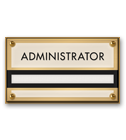 Nameplate/Staff on Duty
