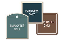 employees only signs