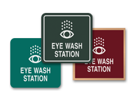 eye wash station signs