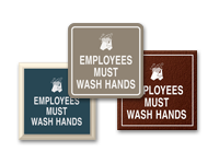 wash hands signs