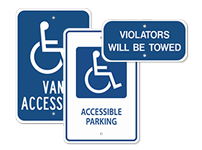disabled & state signs