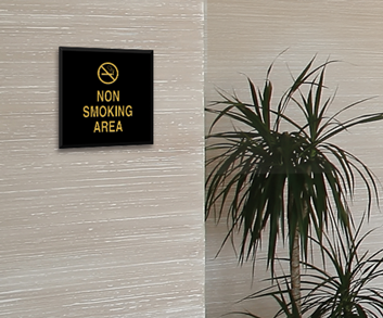 no smoking signs