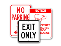 traffic control signs