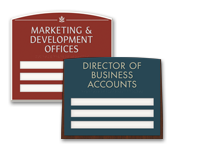 3-slot suite id signs