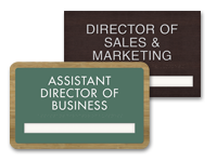 1-Slot Suite ID Signs