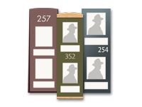 2-picture room number signs