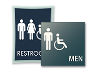 accessible bathroom signs