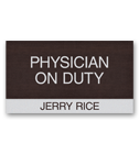 Nameplates/Staff on Duty