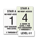 Stairway ID Signs