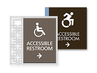 accessible directional signs