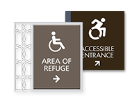 accessible directional signs