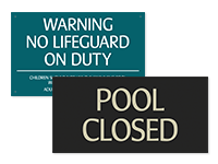 Pool/Spa Signs