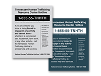 Human Trafficking Signs