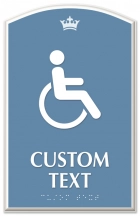 2-Line Custom Symbol Sign