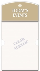 2-Line Informational Sign w/ Insert Window