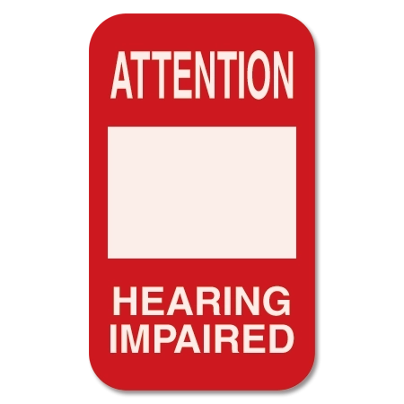Attention Hearing Impaired