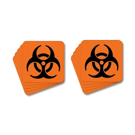 Biohazard - Symbol Only - 10 Pack