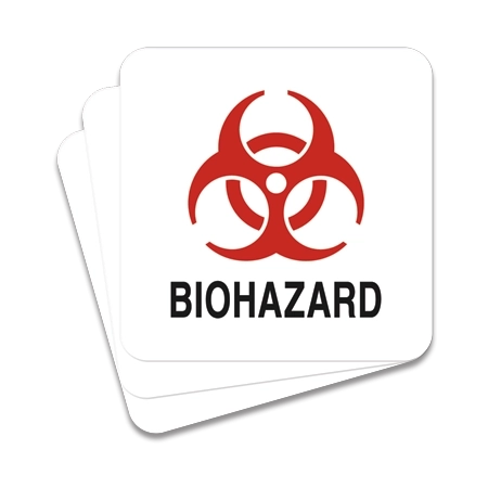 Biohazard with Symbol - 3 Pack
