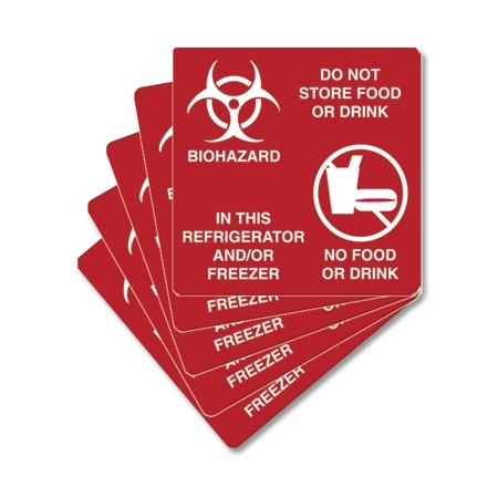 Do Not Store Food orDrink in this Refrigerator and/or Freezer - 5 Pk