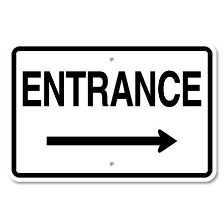 Entrance - Right Arrow