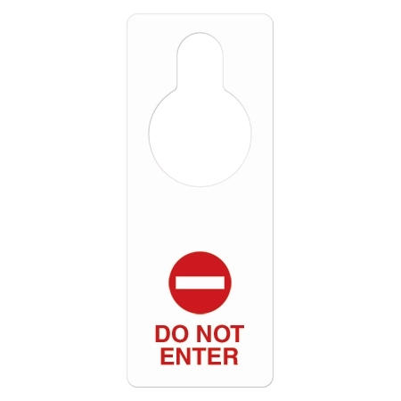 Handle Hanger - Do Not Enter