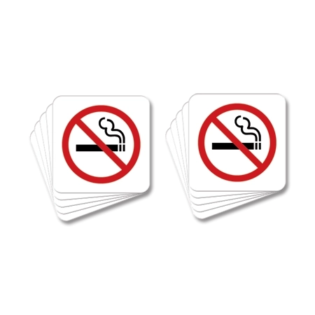 No Smoking - Symbol Only - 10 Pack