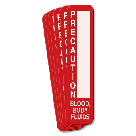 Precaution Blood, Body Fluids - 6 Pack