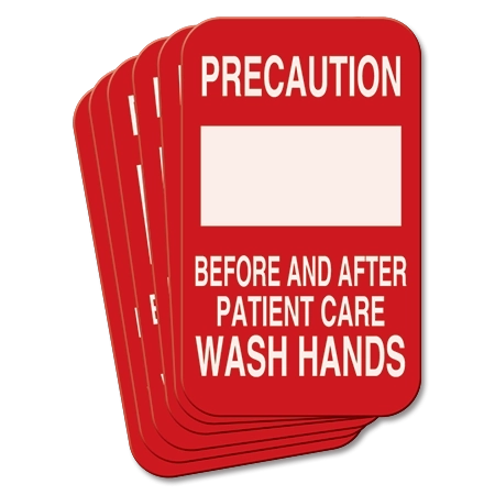 Precaution Wash Hands Beforeand After Patient Care - 6 Pack