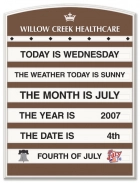 Reality Orientation Display