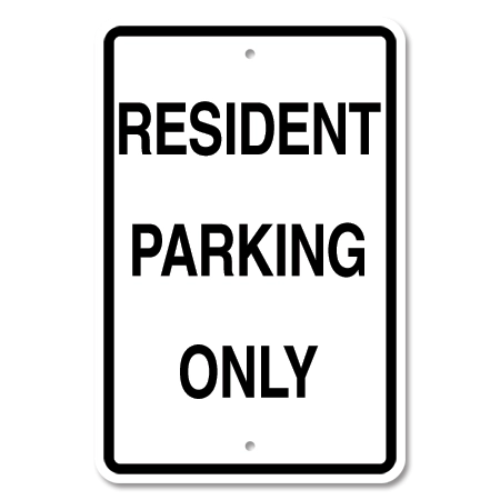 Resident Parking Only