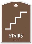 Stairs Sign - w/Symbol